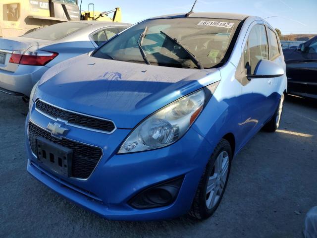 KL8CD6S93EC539212 - 2014 CHEVROLET SPARK BLUE photo 1