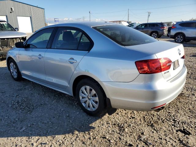 3VW1K7AJ9DM250321 - 2013 VOLKSWAGEN JETTA BASE 银色 照片 2