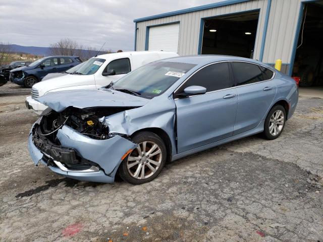 1C3CCCAB5FN665322 - 2015 CHRYSLER 200 LIMITE BLUE photo 1