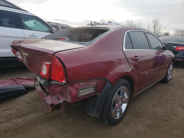 1G1ZC5E16BF223262 - 2011 CHEVROLET MALIBU 1LT Бордовый фото 4
