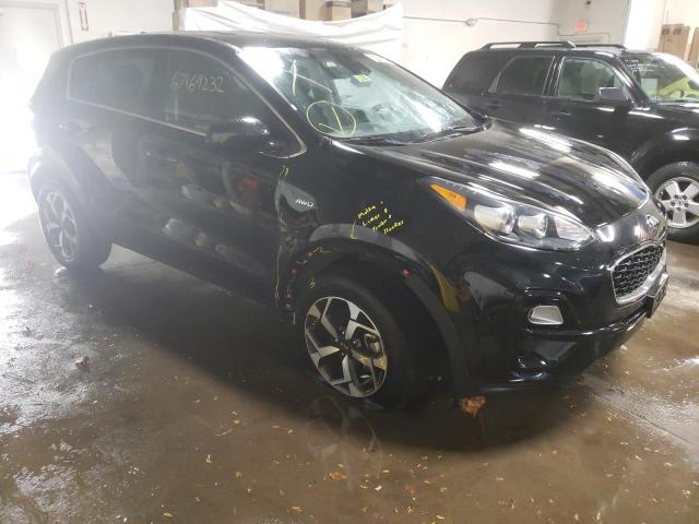 KNDPMCAC5M7944788 - 2021 KIA SPORTAGE L BLACK photo 4