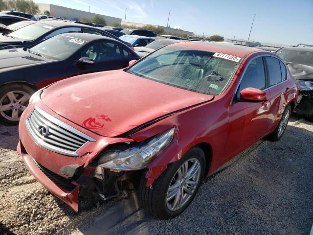 JN1CV6AP3CM627451 - 2012 INFINITI G37 BASE RED photo 2