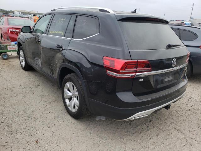 1V2KR2CA1JC581022 - 2018 VOLKSWAGEN ATLAS SE BLACK photo 3