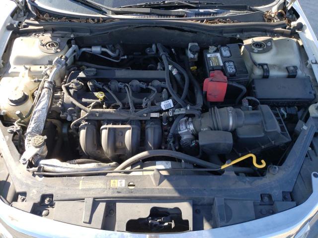 3FAHP0JAXCR115589 - 2012 FORD FUSION SEL WHITE photo 11