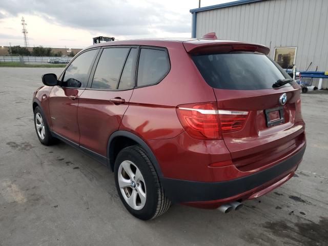 5UXWX5C58CL726068 - 2012 BMW X3 XDRIVE2 RED photo 2