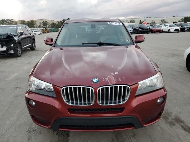 5UXWX5C58CL726068 - 2012 BMW X3 XDRIVE2 RED photo 5