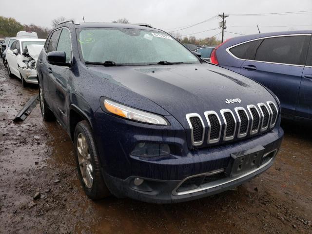 1C4PJMDS5EW144825 - 2014 JEEP CHEROKEE L BLUE photo 1