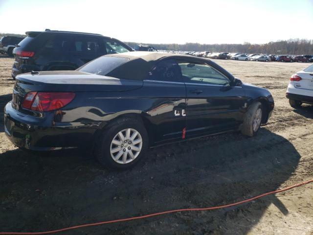 1C3LC45K28N****** - 2008 CHRYSLER SEBRING BLACK photo 3