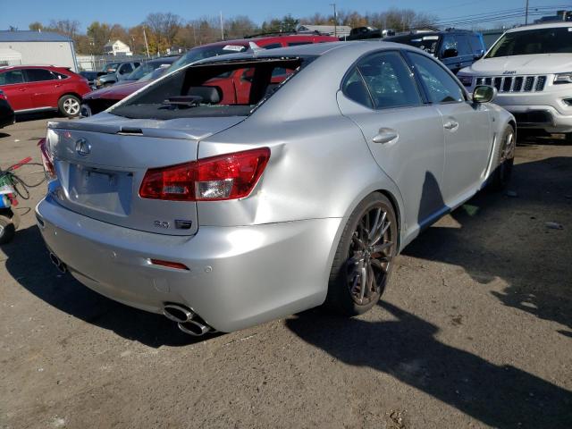 JTHBP5C22A5007405 - 2010 LEXUS IS F SILVER photo 4