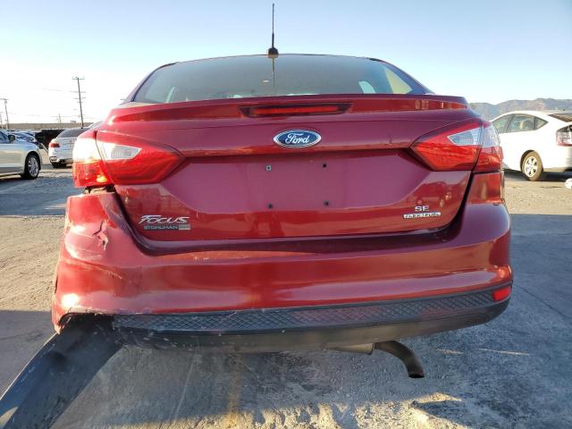 1FADP3F26DL187634 - 2013 FORD FOCUS RED photo 6