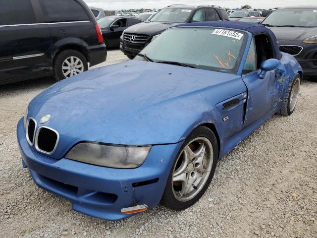 WBSCK9349YLC89914 - 2000 BMW M ROADSTER BLUE photo 2