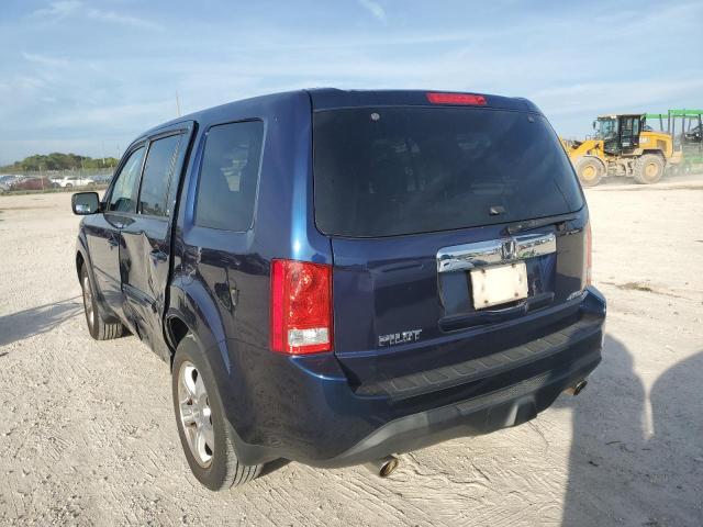 5FNYF4H74FB070573 - 2015 HONDA PILOT EXLN BLUE photo 2