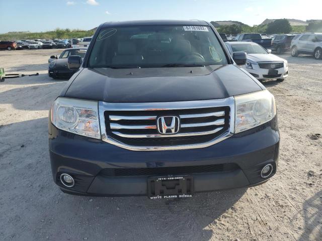 5FNYF4H74FB070573 - 2015 HONDA PILOT EXLN BLUE photo 5