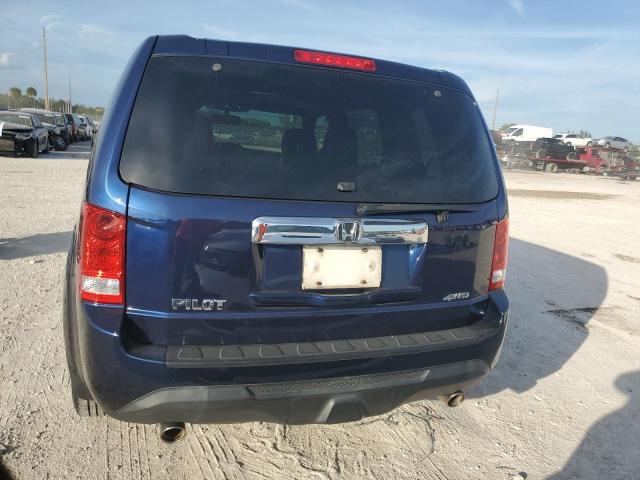 5FNYF4H74FB070573 - 2015 HONDA PILOT EXLN BLUE photo 6