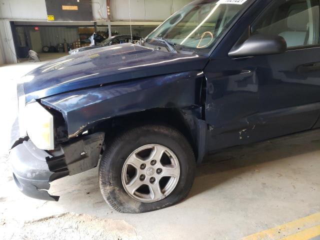 1D7HE48K66S517792 - 2006 DODGE DAKOTA QUA BLUE photo 9