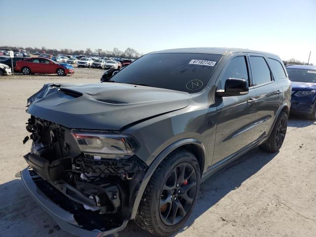 1C4SDJH95MC820360 - 2021 DODGE DURANGO SR GRAY photo 2