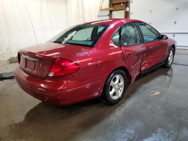 1FAFP53UX2A228995 - 2002 FORD TAURUS MAROON photo 4