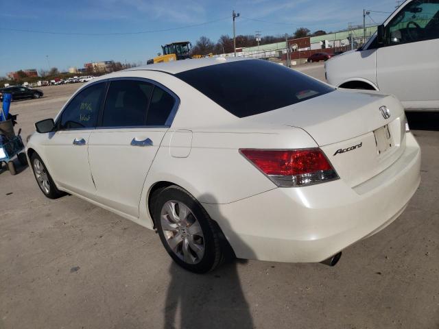 1HGCP36889A049947 - 2009 HONDA ACCORD EXL WHITE photo 3