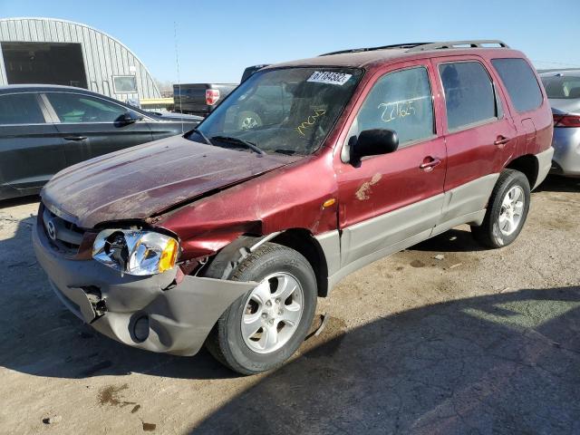 4F2YZ92B03KM08308 - 2003 MAZDA TRIBUTE DX RED photo 1