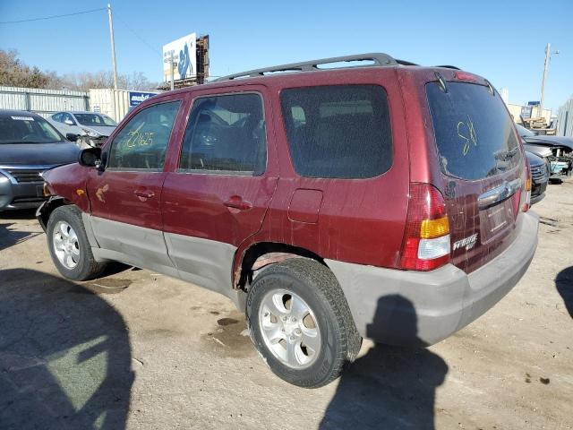 4F2YZ92B03KM08308 - 2003 MAZDA TRIBUTE DX RED photo 2