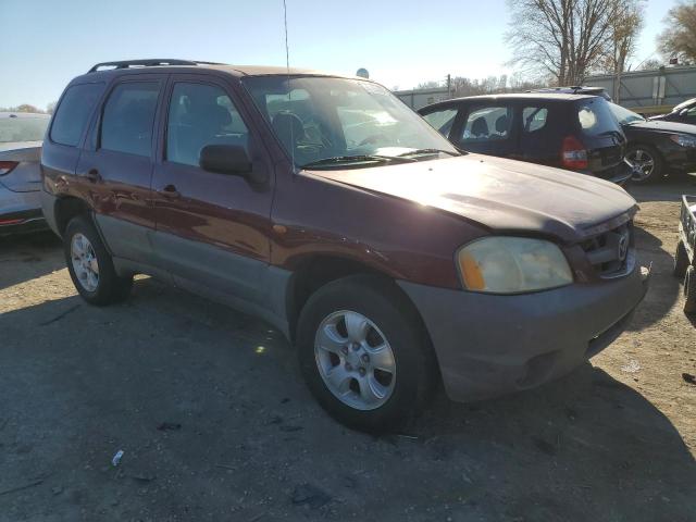 4F2YZ92B03KM08308 - 2003 MAZDA TRIBUTE DX RED photo 4