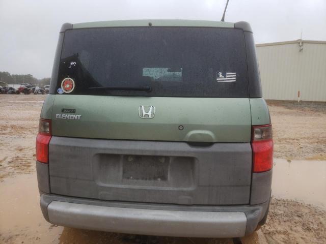 5J6YH18395L001616 - 2005 HONDA ELEMENT LX GREEN photo 6