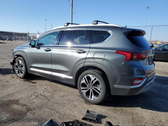 5NMS53AA2KH075255 - 2019 HYUNDAI SANTA FE L GRAY photo 2