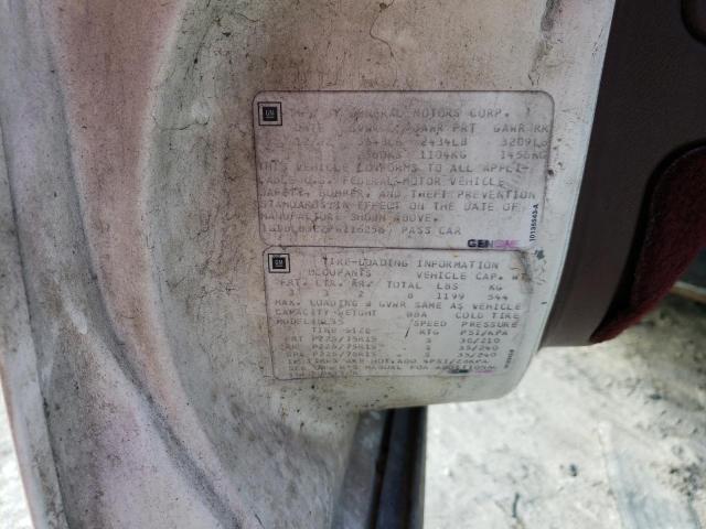 1G1BL83E2PW116256 - 1993 CHEVROLET CAPRICE CL 双色 照片 10