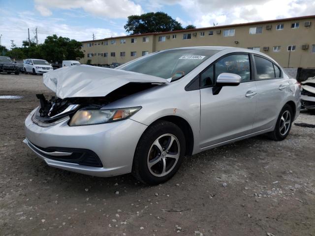 19XFB2F75FE047125 - 2015 HONDA CIVIC SE SILVER photo 2