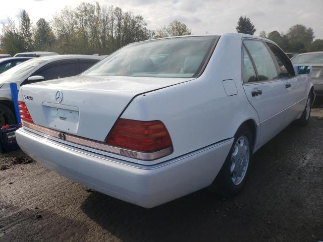 WDBGA43E2RA168772 - 1994 MERCEDES-BENZ S 420 WHITE photo 4