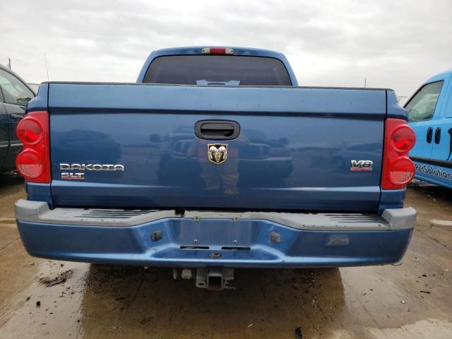 1D7HE48N85S187131 - 2005 DODGE DAKOTA QUA BLUE photo 6