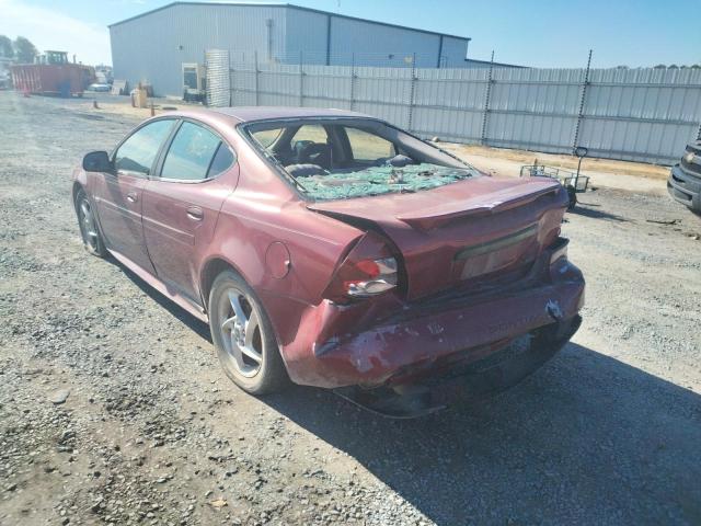 2G2WR524541264603 - 2004 PONTIAC GRAND PRIX ბურგუნდია ფოტო 2