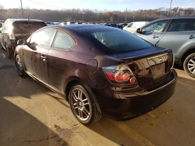 JTKDE167980252055 - 2008 TOYOTA SCION TC MAROON photo 3