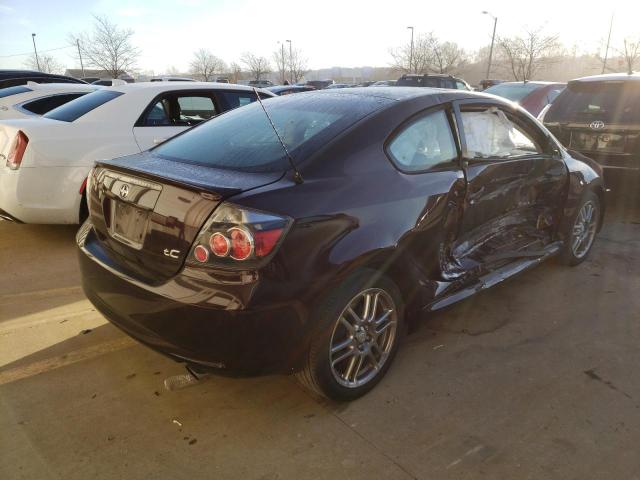 JTKDE167980252055 - 2008 TOYOTA SCION TC MAROON photo 4