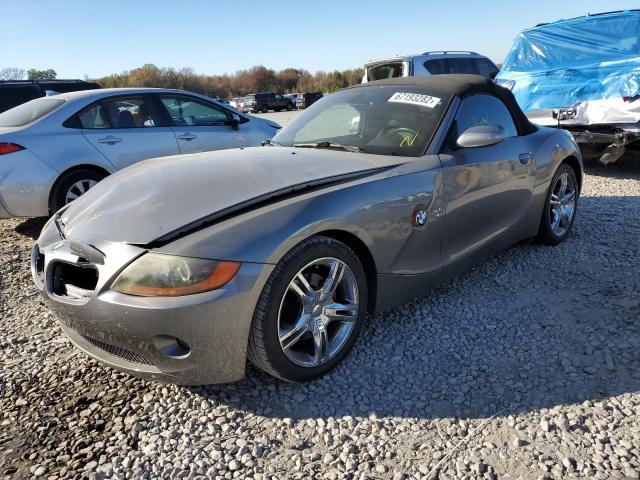 4USBT53483LU03538 - 2003 BMW Z4 3.0 GRAY photo 1