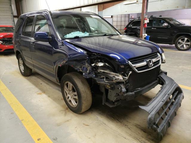 SHSRD78853U132149 - 2003 HONDA CR-V BLUE photo 1