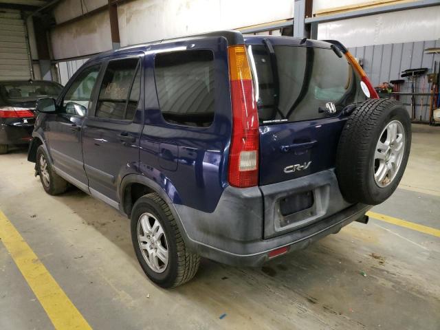 SHSRD78853U132149 - 2003 HONDA CR-V BLUE photo 3