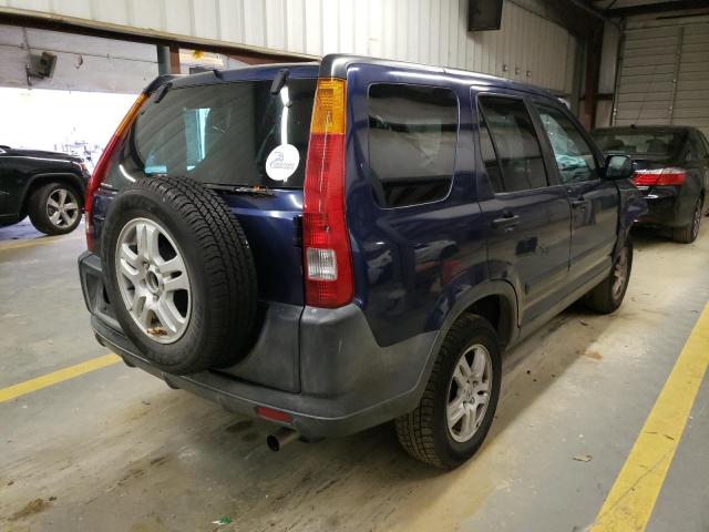 SHSRD78853U132149 - 2003 HONDA CR-V BLUE photo 4