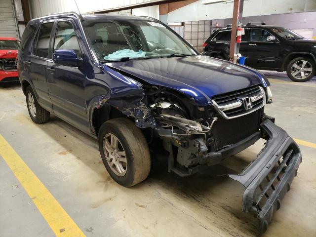 SHSRD78853U132149 - 2003 HONDA CR-V BLUE photo 9