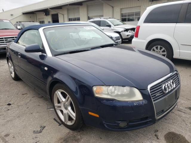 WAUDF48H47K026050 - 2007 AUDI A4 BLUE photo 1