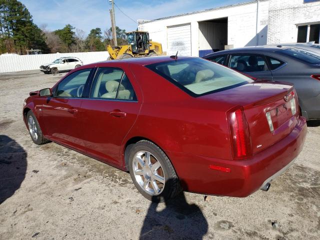 1G6DW677950196827 - 2005 CADILLAC STS RED photo 2