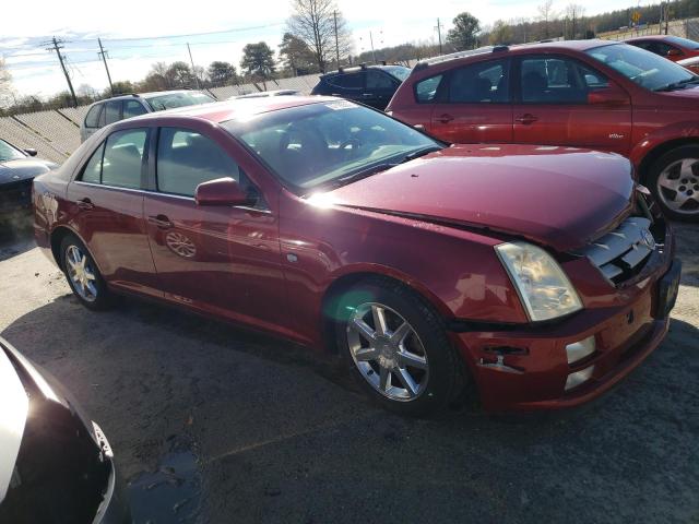 1G6DW677950196827 - 2005 CADILLAC STS RED photo 4