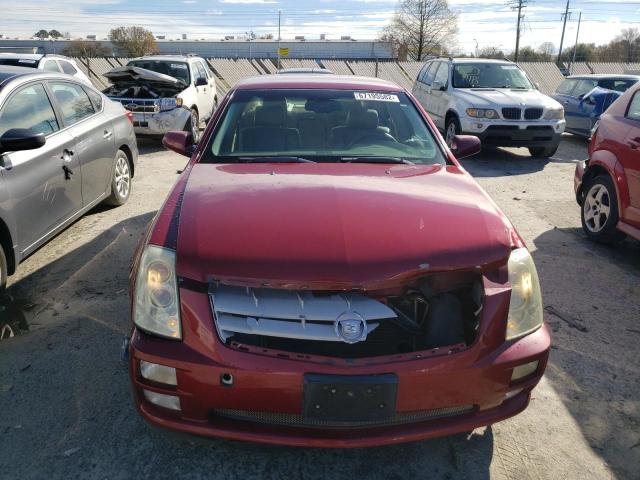 1G6DW677950196827 - 2005 CADILLAC STS RED photo 5