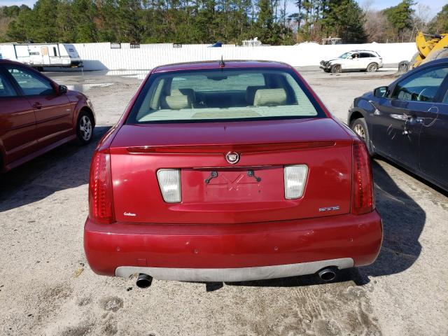 1G6DW677950196827 - 2005 CADILLAC STS RED photo 6