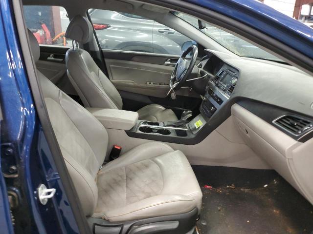 5NPE34AF3FH110155 - 2015 HYUNDAI SONATA SPO BLUE photo 5