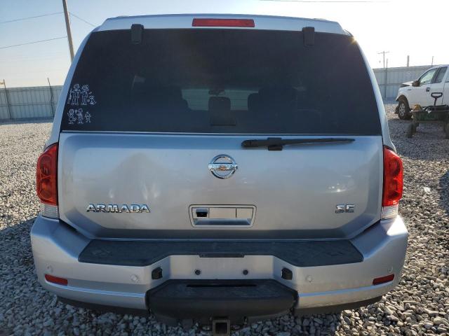 5N1AA0NC9AN607857 - 2010 NISSAN ARMADA SE SILVER photo 6