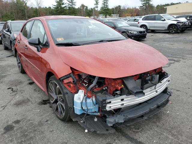 JTNK4RBE8K3054508 - 2019 TOYOTA COROLLA SE ORANGE photo 1