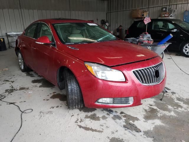 2G4GS5EVXD9136959 - 2013 BUICK REGAL PREM RED photo 1