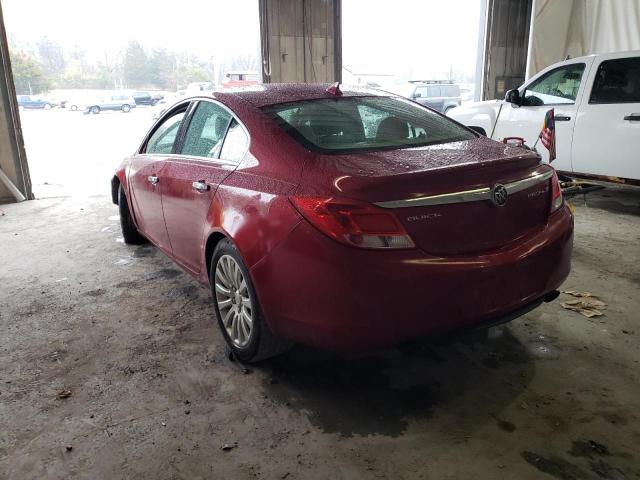 2G4GS5EVXD9136959 - 2013 BUICK REGAL PREM RED photo 3