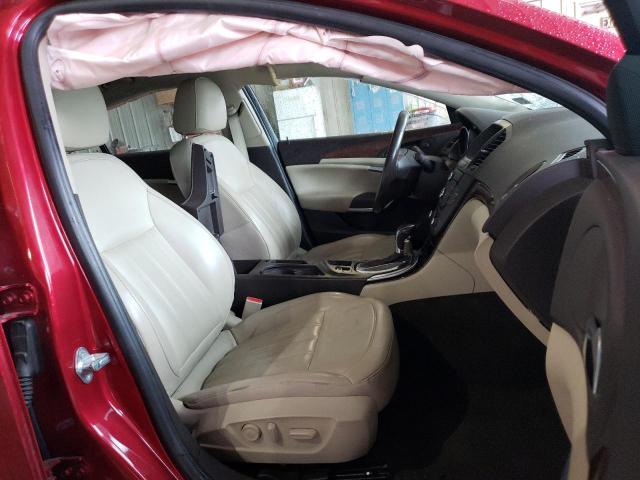 2G4GS5EVXD9136959 - 2013 BUICK REGAL PREM RED photo 5